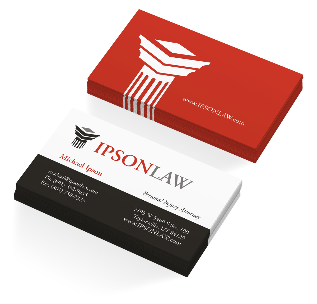 lawyer business card design